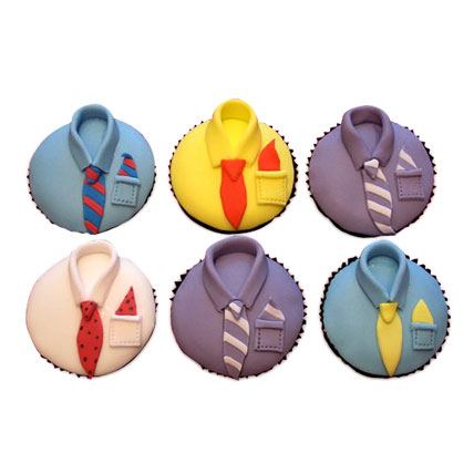 6Pcs Cupcakes For Dad